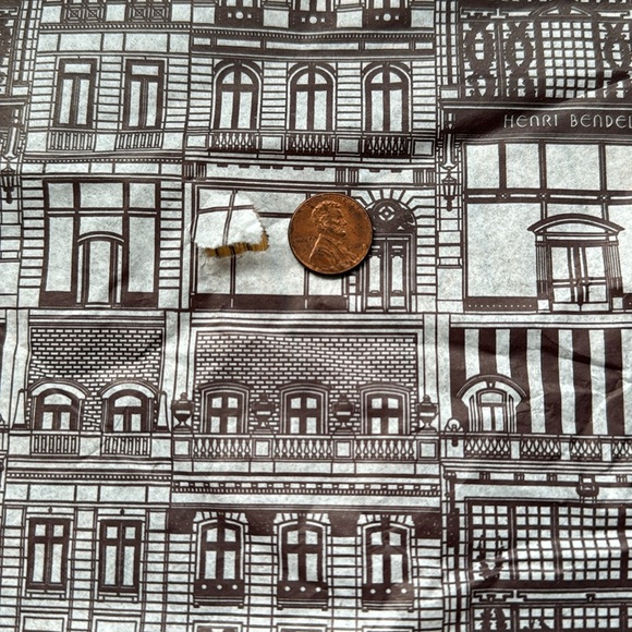 HENRI BENDEL Tissue Paper 6 sheets. New - Picture 4 of 5